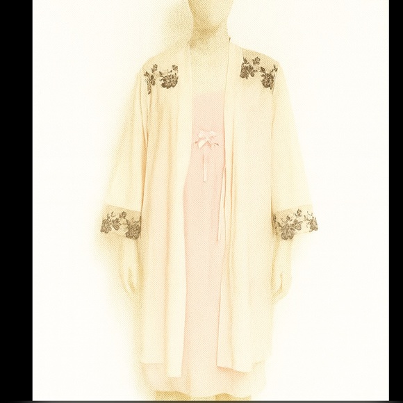 Pink Cotton Robe - Picture 1 of 10